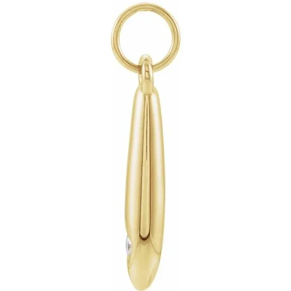 Accented Geometric Pendant Image 2 James & Williams Jewelers Berwyn, IL