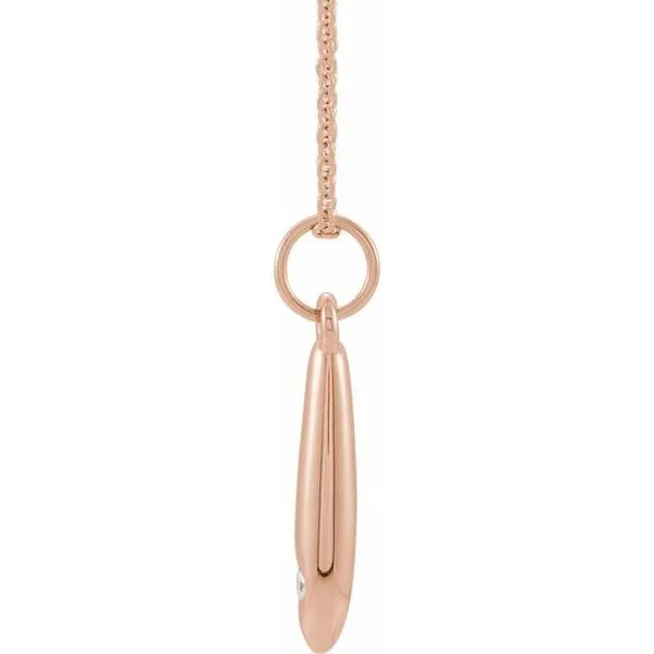 Accented Geometric Necklace Image 2 Hopman Jewelers Elkhart, IN