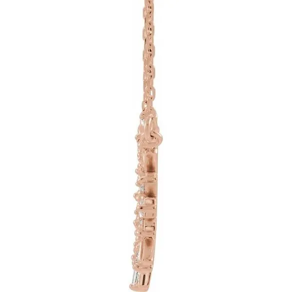 Accented Circle Necklace Image 2 Hopman Jewelers Elkhart, IN