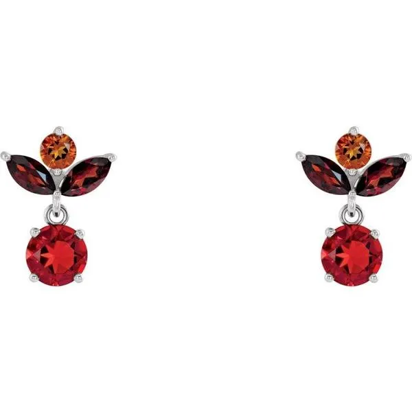 Multi-Shape Earrings Image 2 Hart's Jewelers Grants Pass, OR