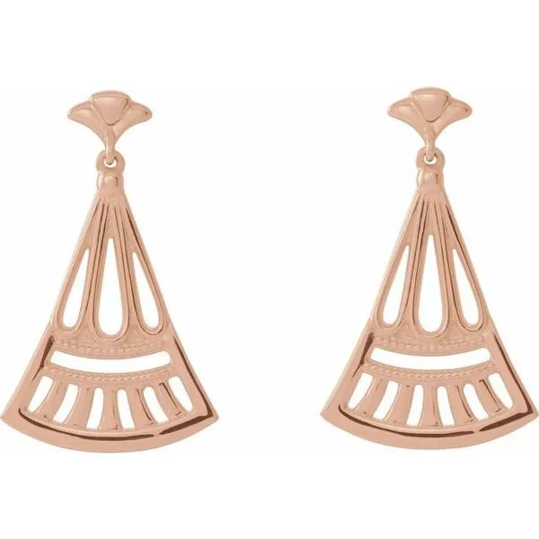 Vintage-Inspired Dangle Earrings Image 2 Rick's Jewelers California, MD