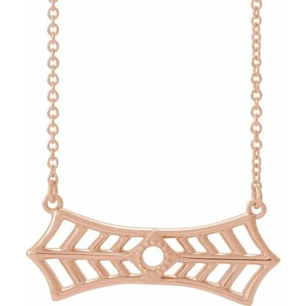 Vintage-Inspired Bar Necklace Hopman Jewelers Elkhart, IN