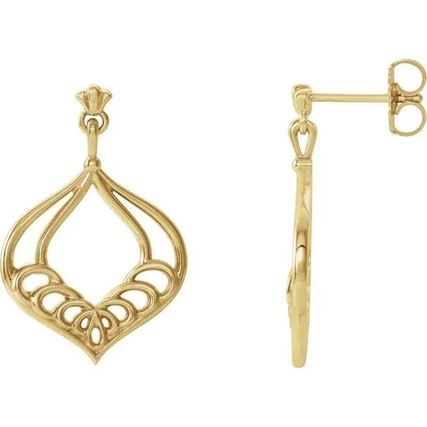 Vintage-Inspired Dangle Earrings Rick's Jewelers California, MD