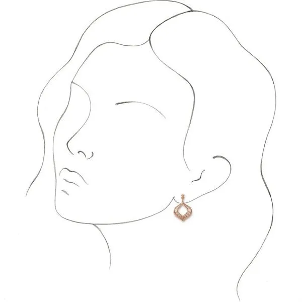 Vintage-Inspired Dangle Earrings Image 3 James & Williams Jewelers Berwyn, IL