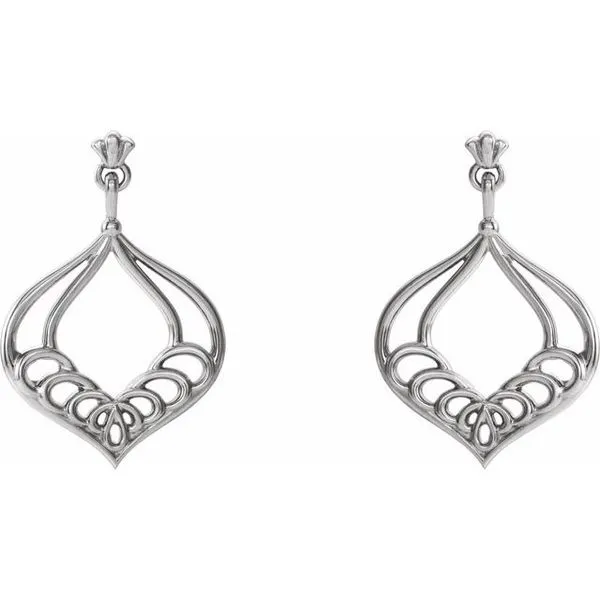 Vintage-Inspired Dangle Earrings Image 2 Arnold's Jewelry and Gifts Logansport, IN