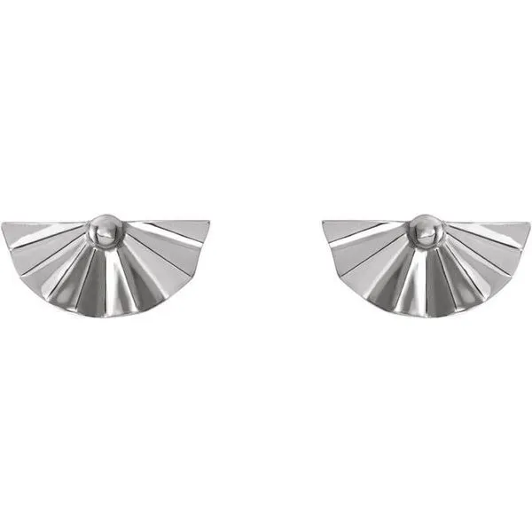 Geometric Earrings Image 2 Woelk's House of Diamonds Russell, KS