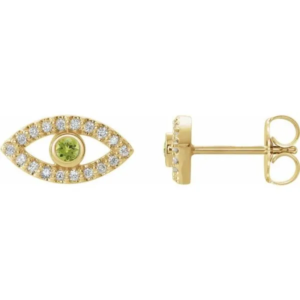 Accented Evil Eye Earrings D'Errico Jewelry Scarsdale, NY