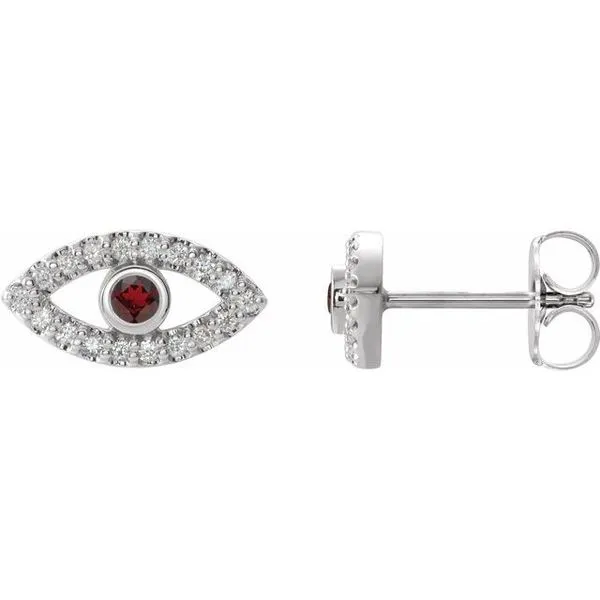 Accented Evil Eye Earrings Trenton Jewelers Ltd. Trenton, MI