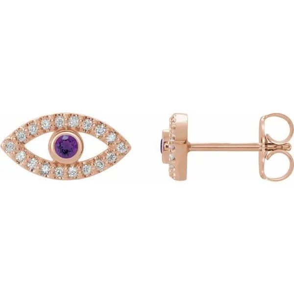 Accented Evil Eye Earrings James & Williams Jewelers Berwyn, IL