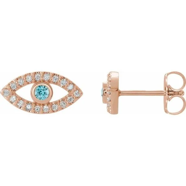 Accented Evil Eye Earrings J. Meredith Jewelers Delafield, WI