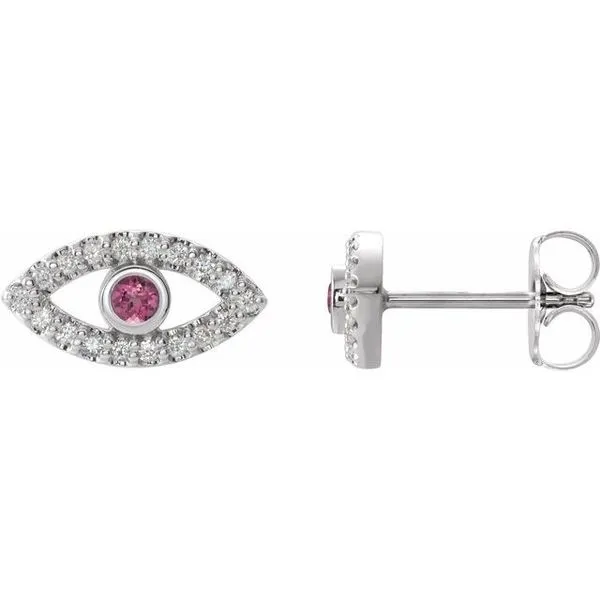 Accented Evil Eye Earrings J. Meredith Jewelers Delafield, WI