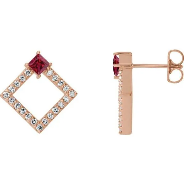 Accented Geometric Earrings Holly's Jewelry Mountain Home, AR