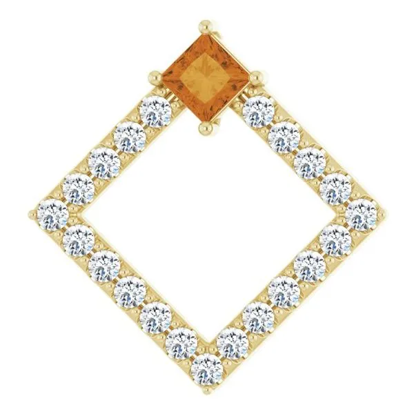 Accented Geometric Pendant Hopman Jewelers Elkhart, IN