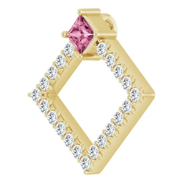 Accented Geometric Pendant Image 2 J. Meredith Jewelers Delafield, WI