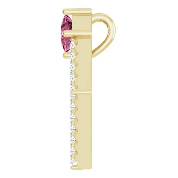 Accented Geometric Pendant Image 3 Cherry Street Jewelers Tulsa, OK