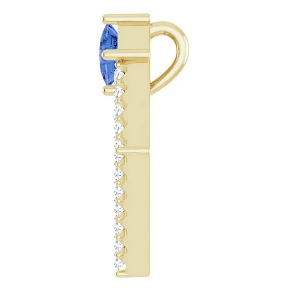 Accented Geometric Pendant Image 3 Arnold's Jewelry and Gifts Logansport, IN