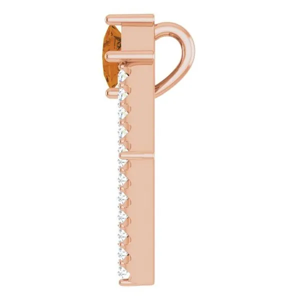 Accented Geometric Pendant Image 3 Arnold's Jewelry and Gifts Logansport, IN