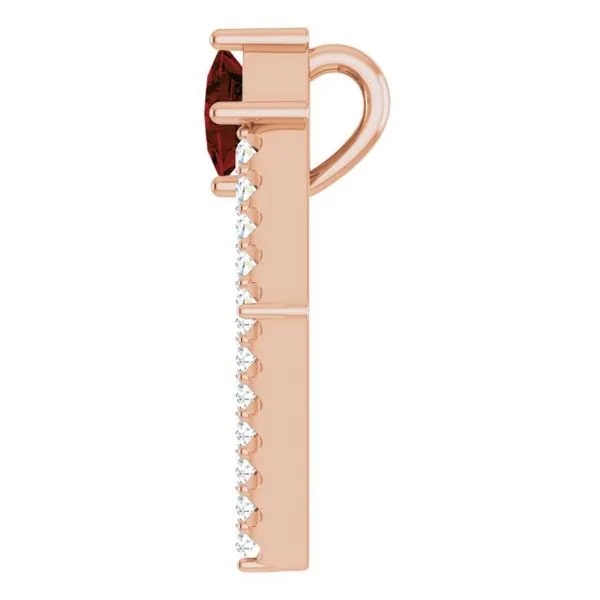 Accented Geometric Pendant Image 3 Cherry Street Jewelers Tulsa, OK