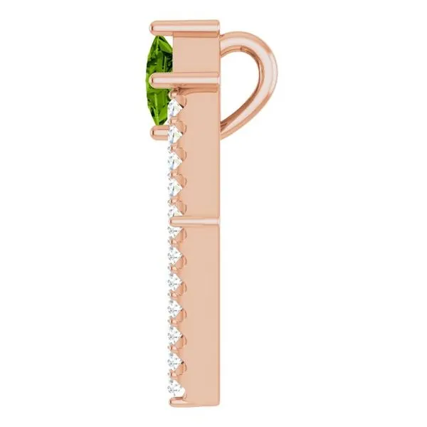 Accented Geometric Pendant Image 3 Rasmussen Jewelers Spanish Fork, UT