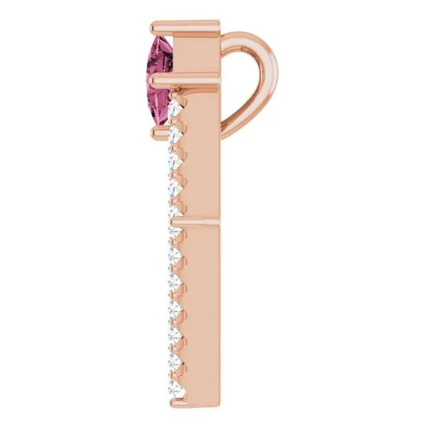 Accented Geometric Pendant Image 3 Long Jewelers Chesapeake, VA