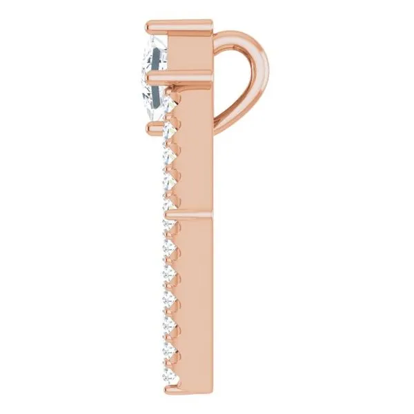 Accented Geometric Pendant Image 3 Long Jewelers Chesapeake, VA