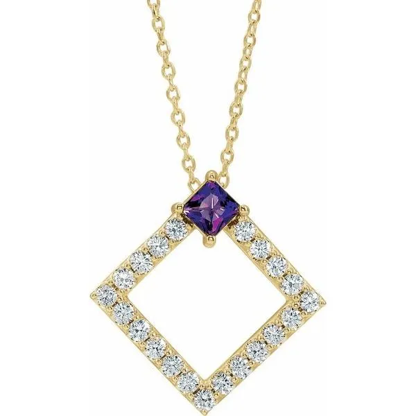 Accented Geometric Necklace Moseley Diamond Showcase Inc Lexington, SC