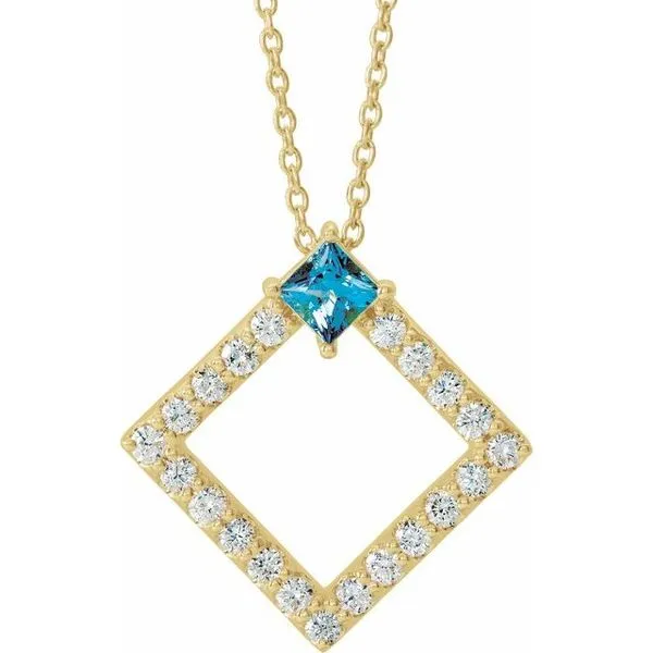 Accented Geometric Necklace Hopman Jewelers Elkhart, IN