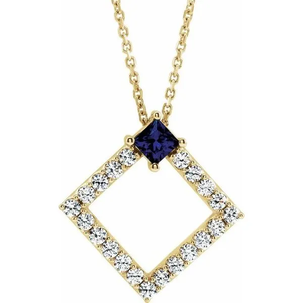 Accented Geometric Necklace Hopman Jewelers Elkhart, IN