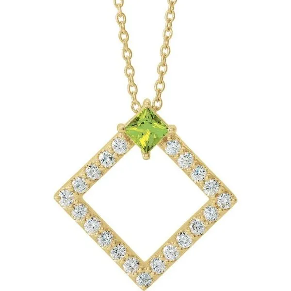 Accented Geometric Necklace Hopman Jewelers Elkhart, IN