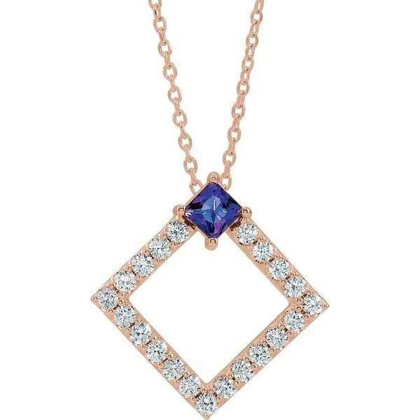 Accented Geometric Necklace Hopman Jewelers Elkhart, IN