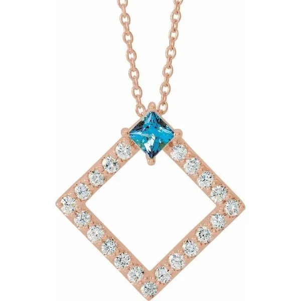 Accented Geometric Necklace Hopman Jewelers Elkhart, IN