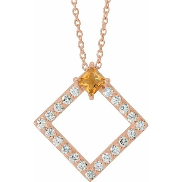 Accented Geometric Necklace Rasmussen Jewelers Spanish Fork, UT