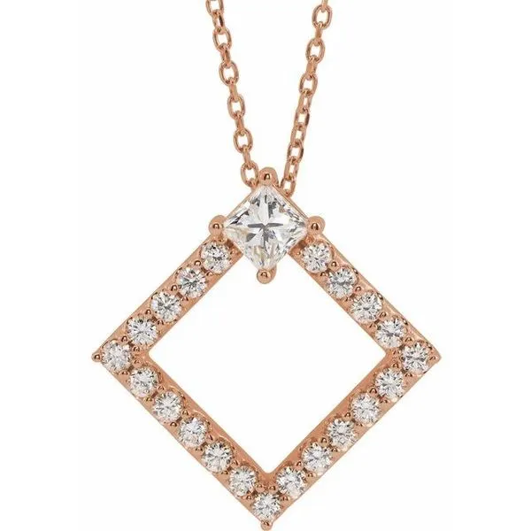 Accented Geometric Necklace Hopman Jewelers Elkhart, IN