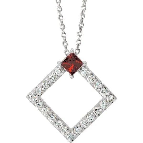 Accented Geometric Necklace Rasmussen Jewelers Spanish Fork, UT