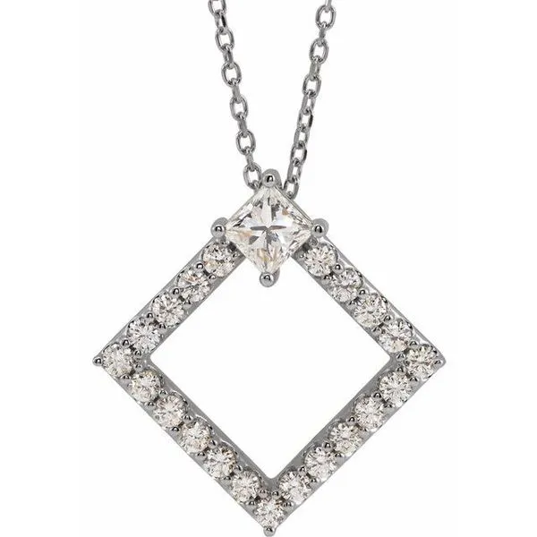 Accented Geometric Necklace Rasmussen Jewelers Spanish Fork, UT