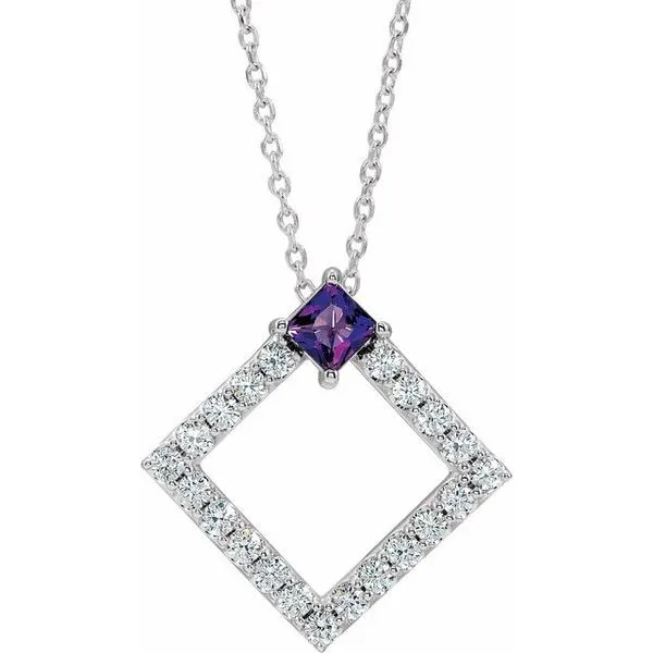 Accented Geometric Necklace Hopman Jewelers Elkhart, IN