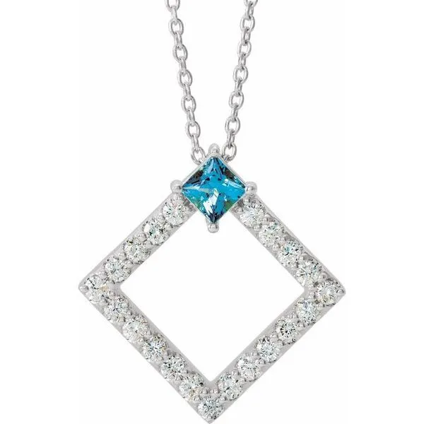 Accented Geometric Necklace Rasmussen Jewelers Spanish Fork, UT
