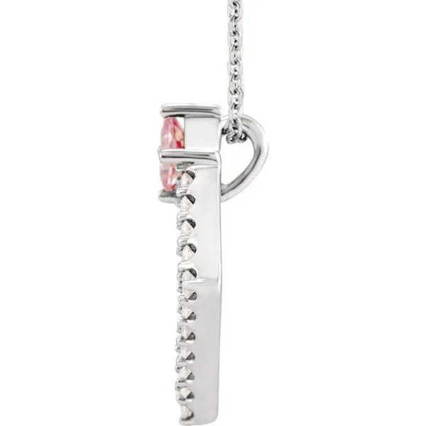 Accented Geometric Necklace Image 2 Comstock Jewelers Edmonds, WA