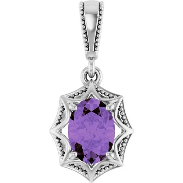 Beaded Solitaire Pendant The Diamond Shop, Inc. Lewiston, ID
