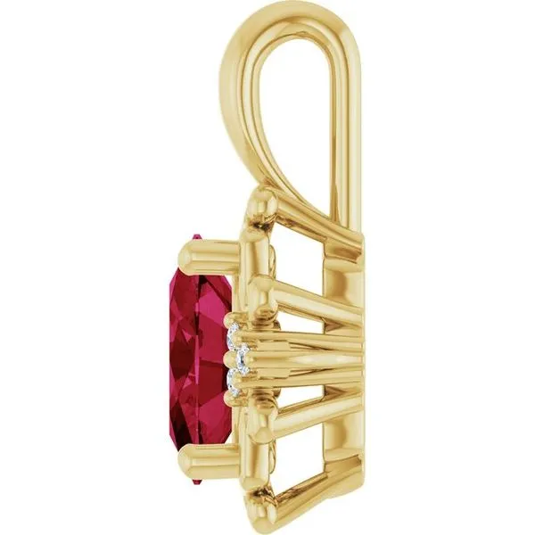 Accented Pendant Image 3 Hopman Jewelers Elkhart, IN