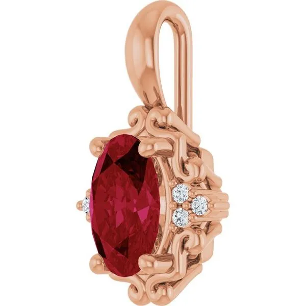 Accented Pendant Image 2 Hopman Jewelers Elkhart, IN