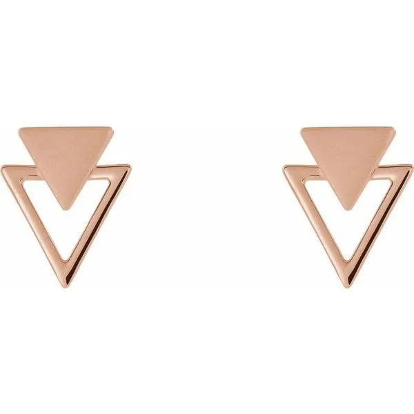 Geometric Earrings Image 2 Rick's Jewelers California, MD