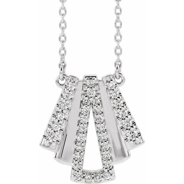 Accented Art Deco Necklace Hopman Jewelers Elkhart, IN