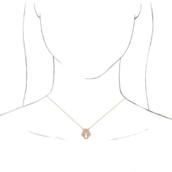 Accented Art Deco Necklace Image 3 Hopman Jewelers Elkhart, IN