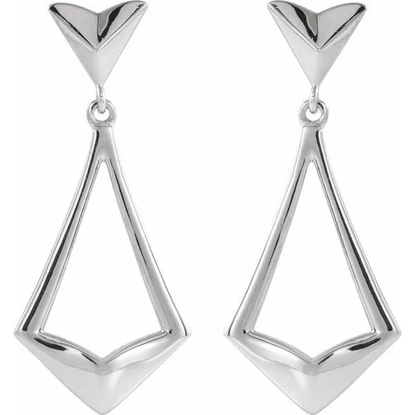 Geometric Earrings Image 2 Hopman Jewelers Elkhart, IN