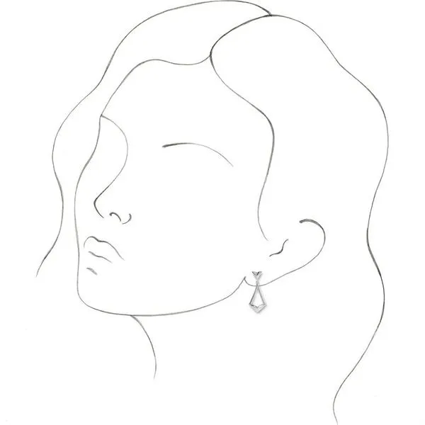 Geometric Earrings Image 3 Hopman Jewelers Elkhart, IN