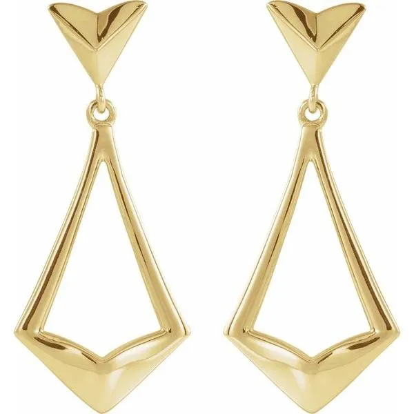 Geometric Earrings Image 2 James & Williams Jewelers Berwyn, IL