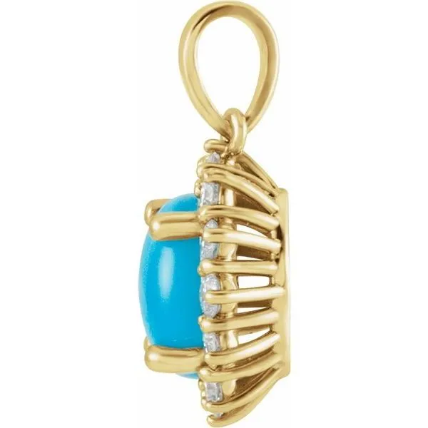 Halo-Style Pendant Image 2 Hopman Jewelers Elkhart, IN