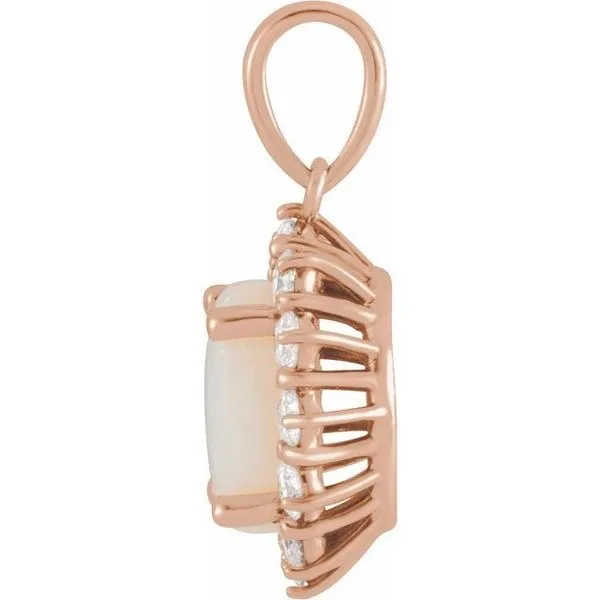 Halo-Style Pendant Image 2 Rasmussen Jewelers Spanish Fork, UT