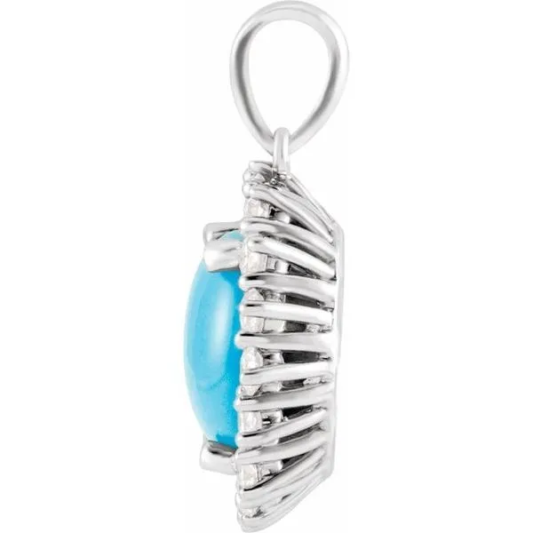 Halo-Style Pendant Image 2 Hopman Jewelers Elkhart, IN